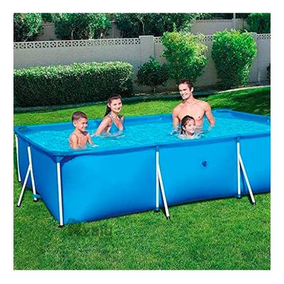 RYBIU-IMPORT PISCINA BORDE SOLIDO EN TONO CELESTE Y+PAPEL DE REGALO