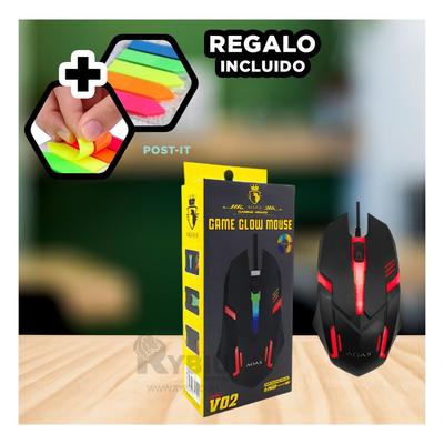 RYBIU IMPORT PUNTERO FUNCIONAL CON LUZ DE COLOR NEGRO Y+POST-IT ADHESIVOS TE31596