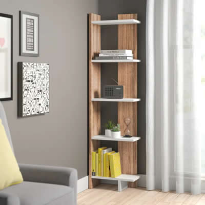 R&R MUEBLES ESTANTE ZAGAN MULTICOLOR MODERNO