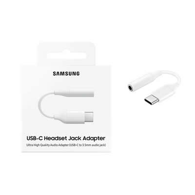 SAMSUNG AUDIFONOS IN-EAR ADAPTADOR TIPO C A JACK ORIGINAL BLANCO ADAPTADOR TIPO C A 3.5MM