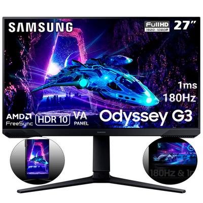 SAMSUNG MONITOR LS27DG300ELXPE ODYSSEY G3 27? VA 180HZ 1MS FREESYNC