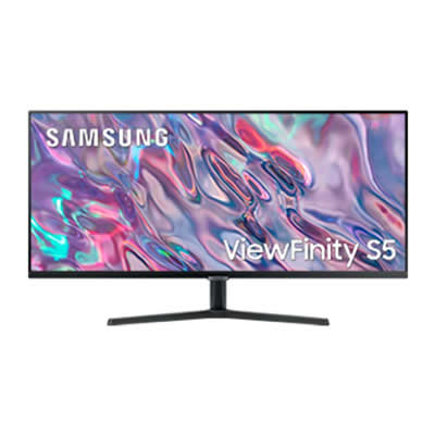 SAMSUNG MONITOR QHD 34" LS34C500GALXPE GAMER VIEWFINITY S5 34C500 W ULTRAWIDE FREESYNC PBP PIP
