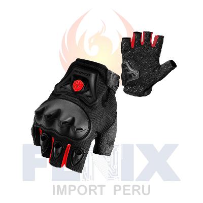 SCOYCO - GUANTES MITON ANTIDESLIZANTES MOTOCICLISTAS MC29D TALLA M ROJO MC29D