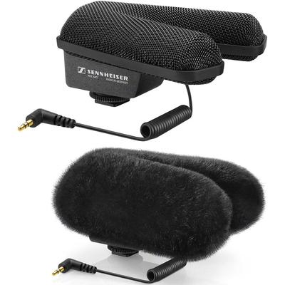 SENNHEISER KIT DE MICROFONO ESTEREO CAÑON MKE 440 CON PARABRISAS PIEL SINTETICA