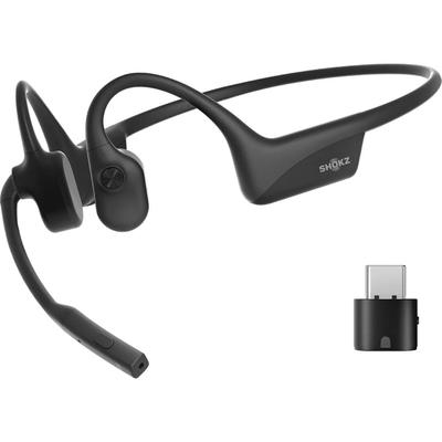 SHOKZ OPENCOMM 2UC AURICULARES INALAMBRICOS DE CONDUCCIN SEA CON DONGLE USB-C MICROFONO ROTATORI