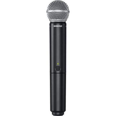SHURE MICROFONO INALAMBRICO DE MANO BLX2 SM58 CON CAPSULA H11: 572 A 596 MHZ