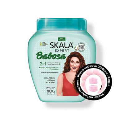 SKALA TRATAMIENTO 2 EN 1 EXPERT BABOSA ALOE VERA + R DIADEMA Y MUÑEQ