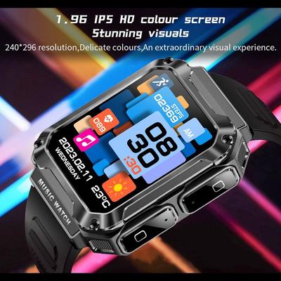 SMARTWATCH CON AURICULARES INALAMBRICOS T93 3 EN 1 AURICULARES BT