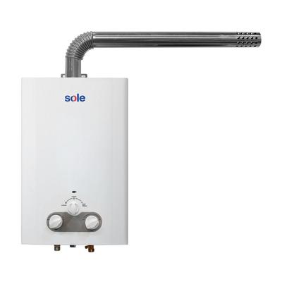 SOLE TERMA A GAS TIRO FORZADO GN 10L + ACCESORIOS PASO CONTINUO