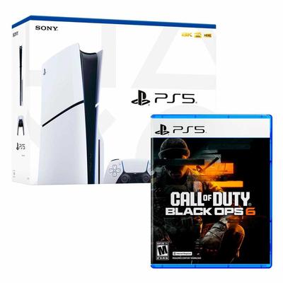 SONY CONSOLA PLAYSTATION 5 SLIM CON LECTOR DE DISCOS + CALL OF DUTY BLACK OPS 6