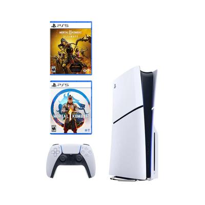 SONY CONSOLA PLAYSTATION 5 SLIM LECTORA DE DISCOS + MORTAL KOMBAT 1 + MORTAL KOMBAT 11 ULTIMATE
