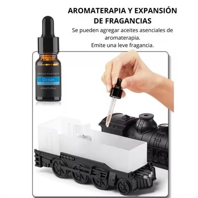 TECNO VEA HUMIDIFICADOR TREN 300ML CON DIFUSOR DE AROMAS Y CONTROL MODELO YX210 BLANCO