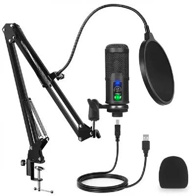 TECNO VEA MICROFONO CONDENSADOR PROFESIONAL USB SONIDO PURO BM65 REDUCCION RUIDO