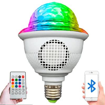 TECNO VEA PARLANTE BLUETOOTH BOLA MAGICA LED MULTICOLOR FIESTA HY-Y01
