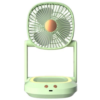TECNO VEA VENTILADOR PORTATIL DE ESCRITORIO Y PARED CON LUZ LED RECARGABLE XHS03