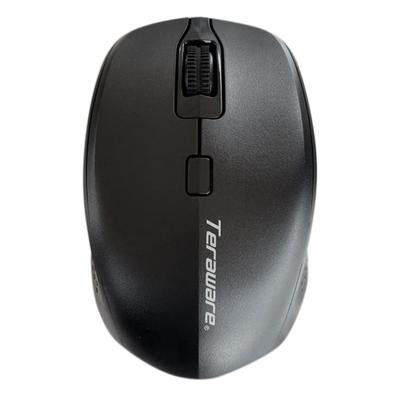 TERAWARE MOUSE INALAMBRICO M31X RECEPTOR USB 1600 DPI 4 BOTONES USA PILAS NEGRO M31XBLK