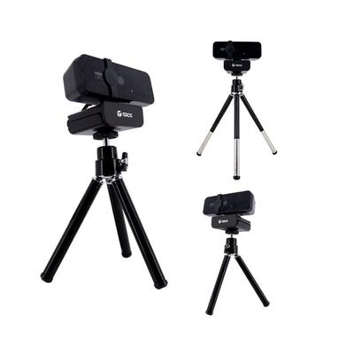 TEROS CAMARA WEB TE-9072 HASTA 2592P 2K MICROFONO USB 2.0 CON TRIPODE CÁMARA