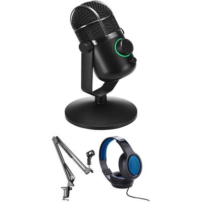 THRONMAX KIT MDRILL DOME PLUS CON MICROFONO USB BRAZO ARTICULADO Y AURICULARES