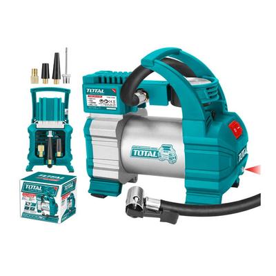 TOTAL COMPRESOR DE AIRE AUTO LLANTA 12V 140PSI - TTAC1406 12V 140PSI