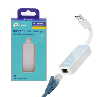 TP-LINK ADAPTADOR 10/100MBPS ETHERNET UE200 RED RJ45 USB 2.0 MACBOOK PC