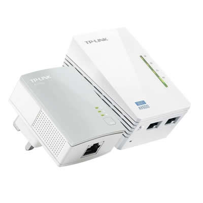 TP-LINK KIT TL-WPA4220 TPLINK EXTENSOR POWERLINE WIFI AV600 300MBPS