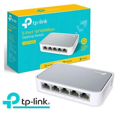 TP-LINK SWITCH 5 PUERTOS TL-SF1005D 10/100MBPS BLANCO