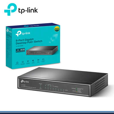 TP-LINK SWITCH 8 PUERTOS 4 POE 10/100 MBPS TL-SF1008P