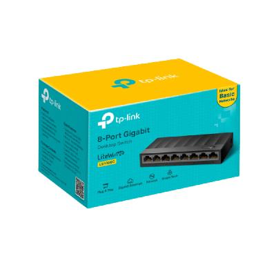 TP-LINK SWITCH DE MESA 8 PUERTOS 10/100/1000MBPS LS1008G
