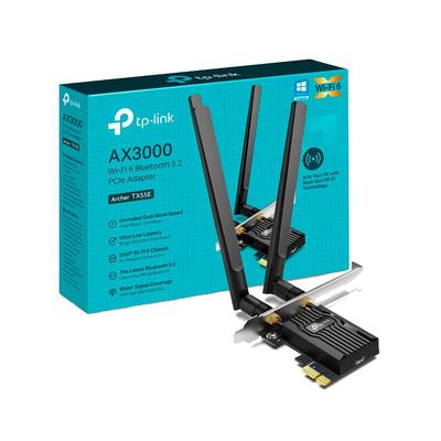 TP LINK TARJETA DE RED ARCHER TX55E ADAPTADOR PCIE WIFI 6 BLUETOOTH 5.2 AX3000 TP-LINK