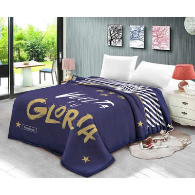 TRUELOVE FRAZADA 2 PLAZAS MULTICOLOR ALIANZA LIMA