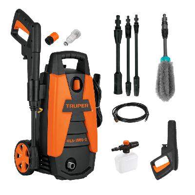 TRUPER COMBO HIDROLAVADORA 1500PSI + ESCOBILLA PARA LAVAR LLANTAS TOTAL 102095 TGTWB1781
