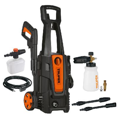 TRUPER COMBO HIDROLAVADORA 1800PSI + DISPENSADOR DE JABON CON CANON 103339102403