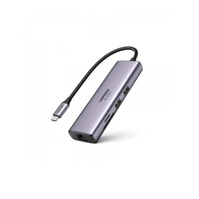 UGREEN ADAPTADOR 7 EN 1 USB-C USB 3.0 HDMI 4K CM512 GREY