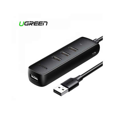 UGREEN ADAPTADOR HUB USB 3.0 DE 4 PUERTOS 1 M CM416 GRIS
