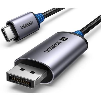 UGREEN CABLE USB-C A DP 1.4 8K 2MTS THUNDERBOLT 4/3 CM556 25158