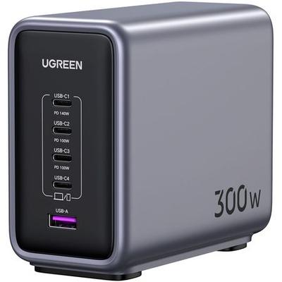 UGREEN CARGADOR NEXODE 300W 5-PORT GAN USB-C/USB-A PD 3.1 90872B 90872