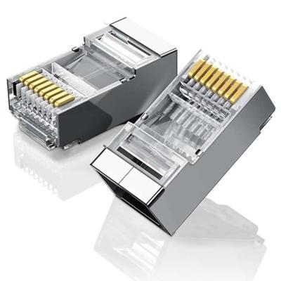 UGREEN CONECTOR PLUG CAT 6 X100UN RJ45 8P8C TRANSPARENTE NW111 50248