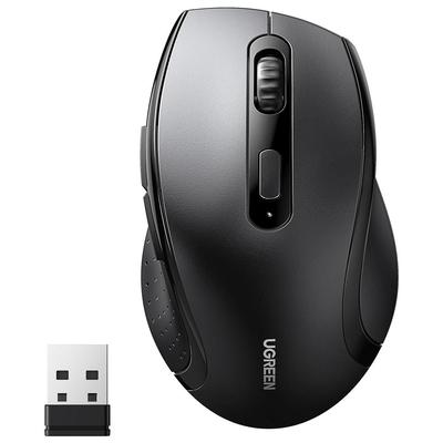UGREEN MOUSE INALAMBRICO 2.4G CON RECEPTOR 1600 DPI NEGRO M511 45012
