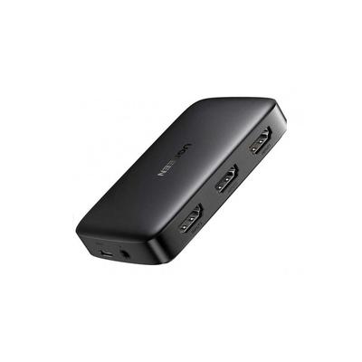 UGREEN SWITCH 3PT 3 EN 1 HDMI 4K 80125 BLACK