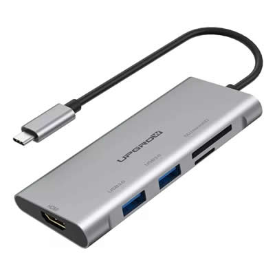 UPGROW ADAPTADOR HUB 5 EN 1 HDMI MACBOOK AIR M2 A2681