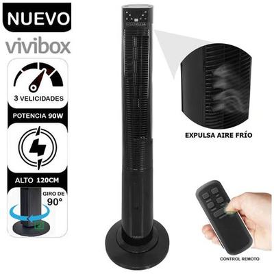 VIVIBOX VENTILADOR TORRE ENFRIADOR DE AIRE MODO NIEBLA 120CM CONTROL REMOTO VVB00137P
