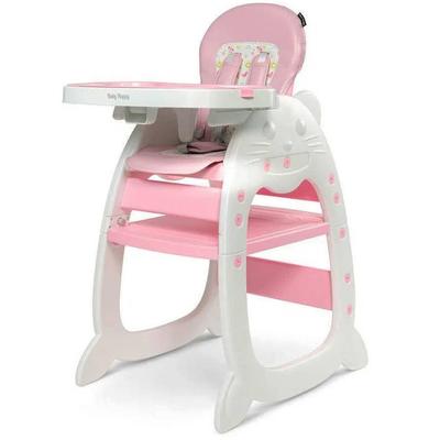 VOYAGE SILLA DE COMER CARPETA GATO MUSICAL 3 EN 1 ROSADO