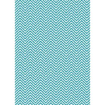 WESTCOTT ACCESORIO FOTOGRAFIA CLASSIC CHEVRON ART CANVAS BACKDROP WITH GROMMETS 5 X 7 BOLD TURQUOISE
