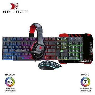 XBLADE TECLADO BUNDLE GAMING MOUSE AUDIFONO PAD DEMOLISHER GXB-KMHP370