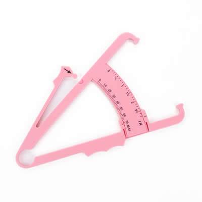 ZR MEDIC - ADIPOMETRO PLICOMETRO MEDIDOR DE GRASA TIPO PINZA ROSA