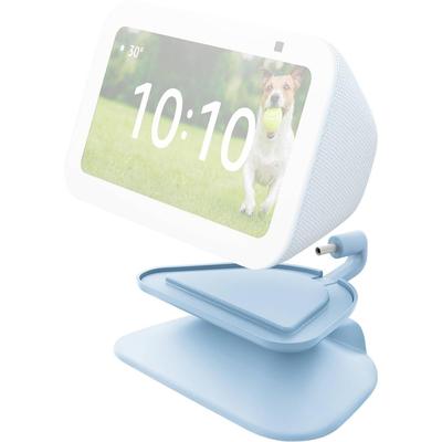 AMAZON SOPORTE AJUSTABLE CARGA USB-C ECHO SHOW 5 AZUL NUBE 3RA GENERACION AJUSTABLE SHOW