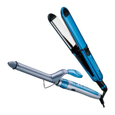 BABYLISSPRO COMBO ALISADORA OPTIMA 3300 BBC3300TPE + RIZADOR NANO TITANIUM BABNT75SPE