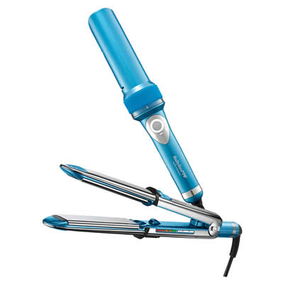BABYLISSPRO COMBO RIZADOR MIRACURL PRO BNTMCS100XLPE + ALISADOR OPTIMA 3000 NANO TITANIUM BNT3000TPE