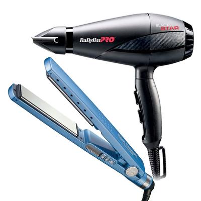 BABYLISSPRO COMBO RIZADOR MIRACURL PRO BNTMCS100XLPE + SECADOR BLACK STAR B6200PE