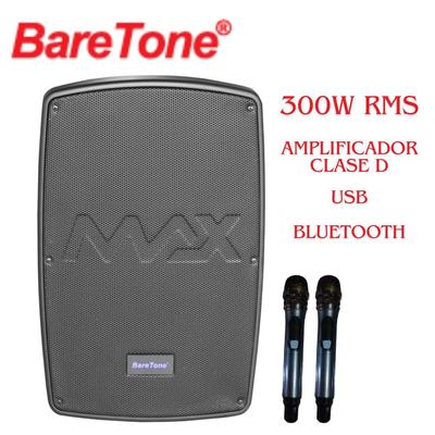 BARETONE PARLANTE PORTÁTIL ALTO RENDIMIENTO MAX10NB 300W RMS CLASE D